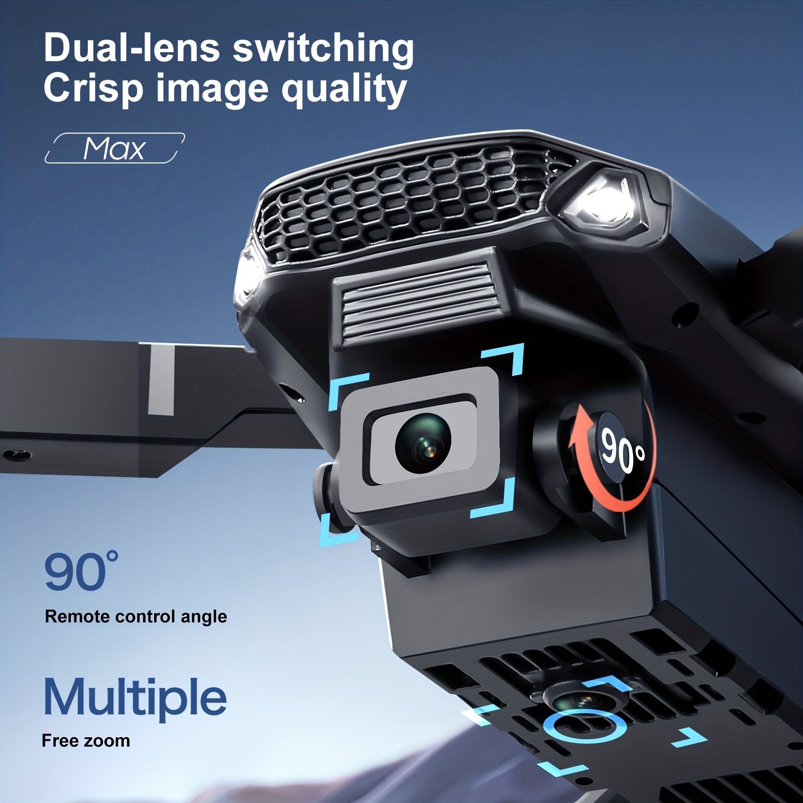 Dron plegable E88 PRO MAX 2026 - Drone Kit Professional reseña y precio