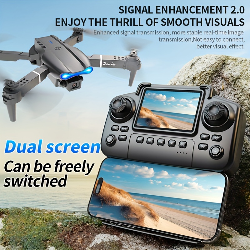 Dron plegable E99 PRO MAX con  - Drone Kit Octocopter reseña y precio